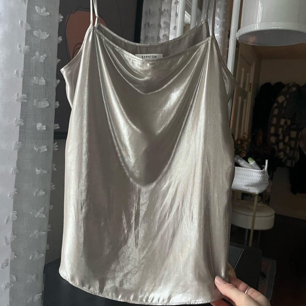 Babaton Shimmer tank Aritzia